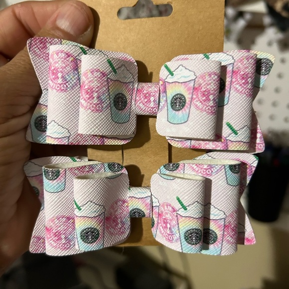 Starbucks hair bows - Picture 2 of 2